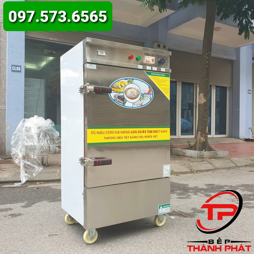 Tủ nấu cơm công nghiệp 8 khay