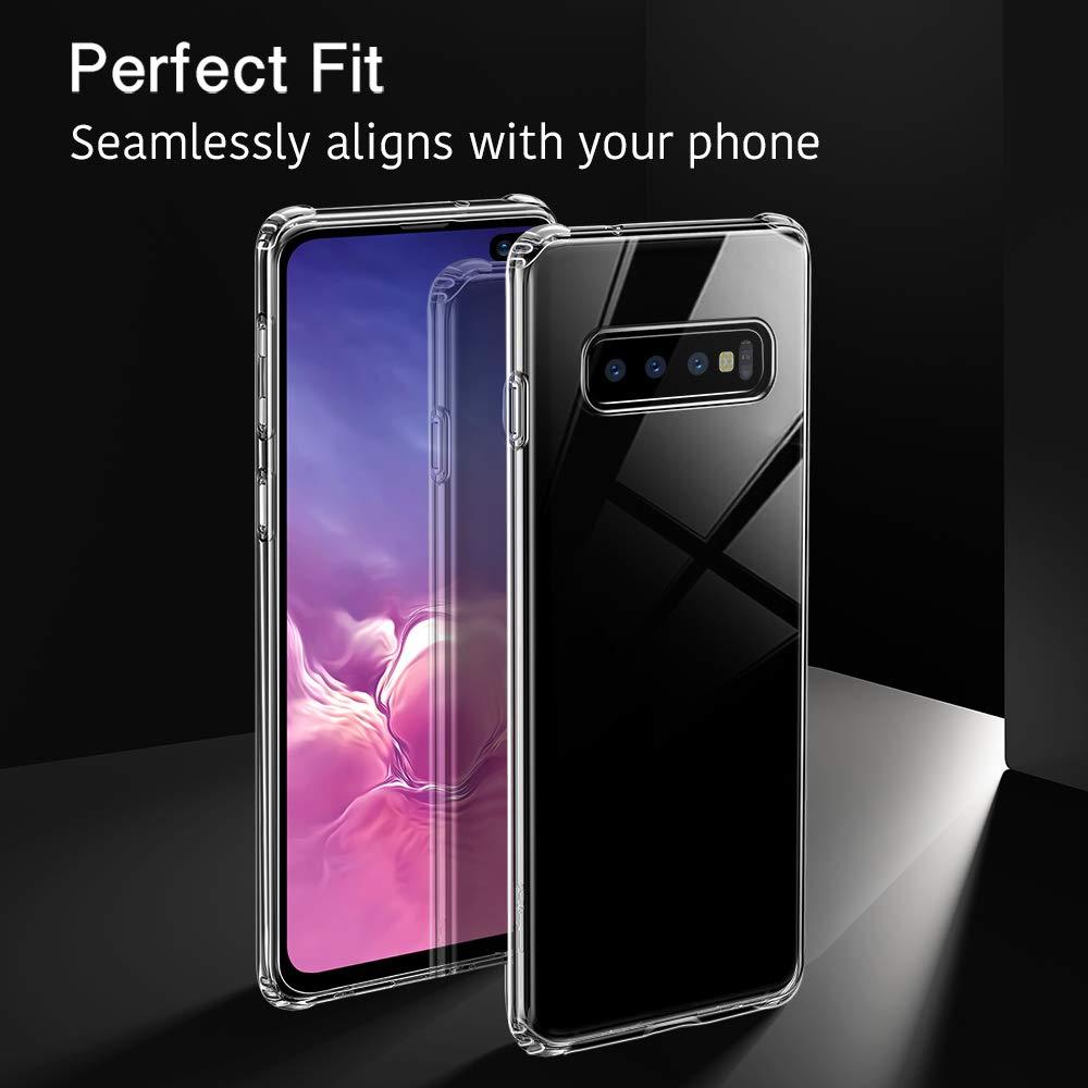 Ốp Silicon cho Samsung Galaxy S10 Plus / S10+ Trong suốt (Loại A+ chống ố vàng)