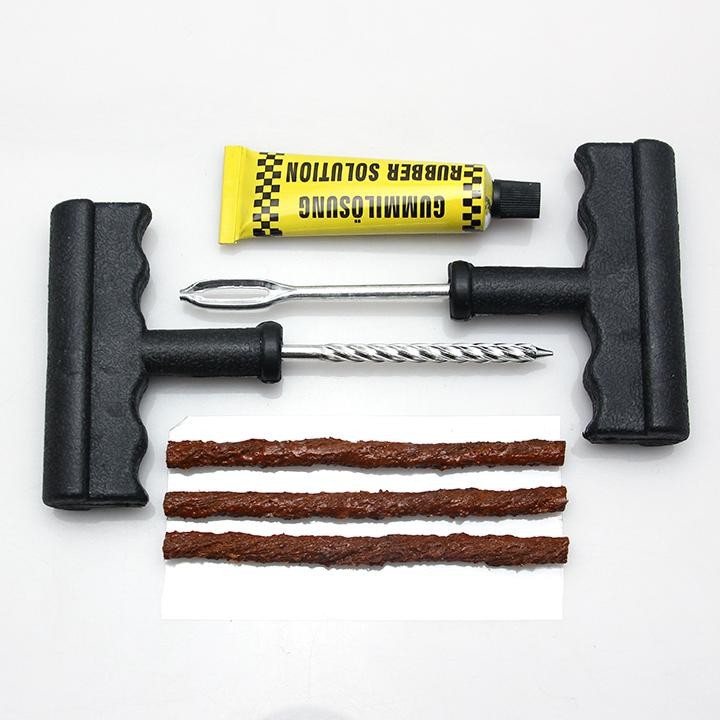 Bộ vá lụi-vá ngoài dùng cho lốp không xăm xe hơi và xe máy