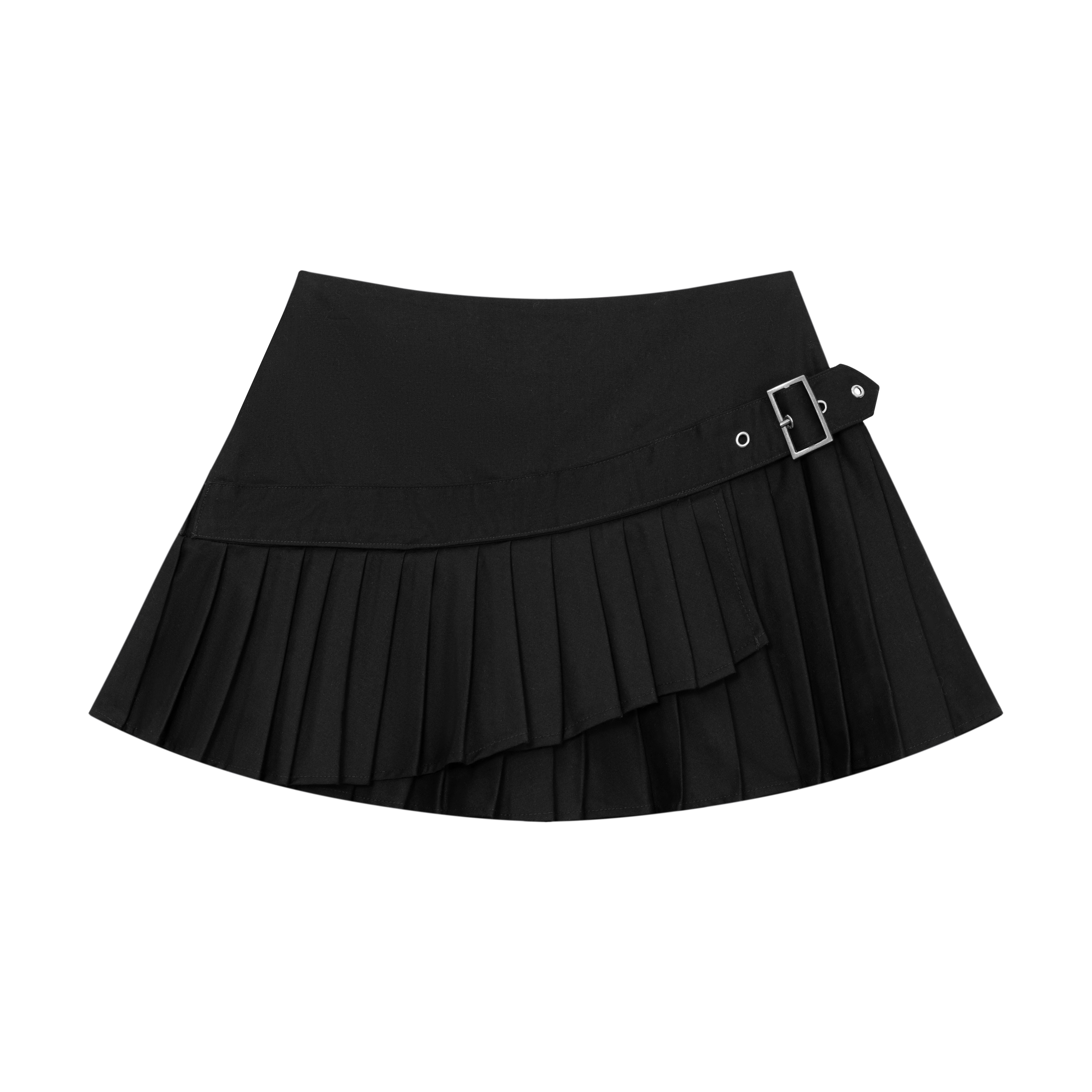 Chân Váy Xếp Ly Tầng Kaki PRADIES - Ruffled Mini Skirt