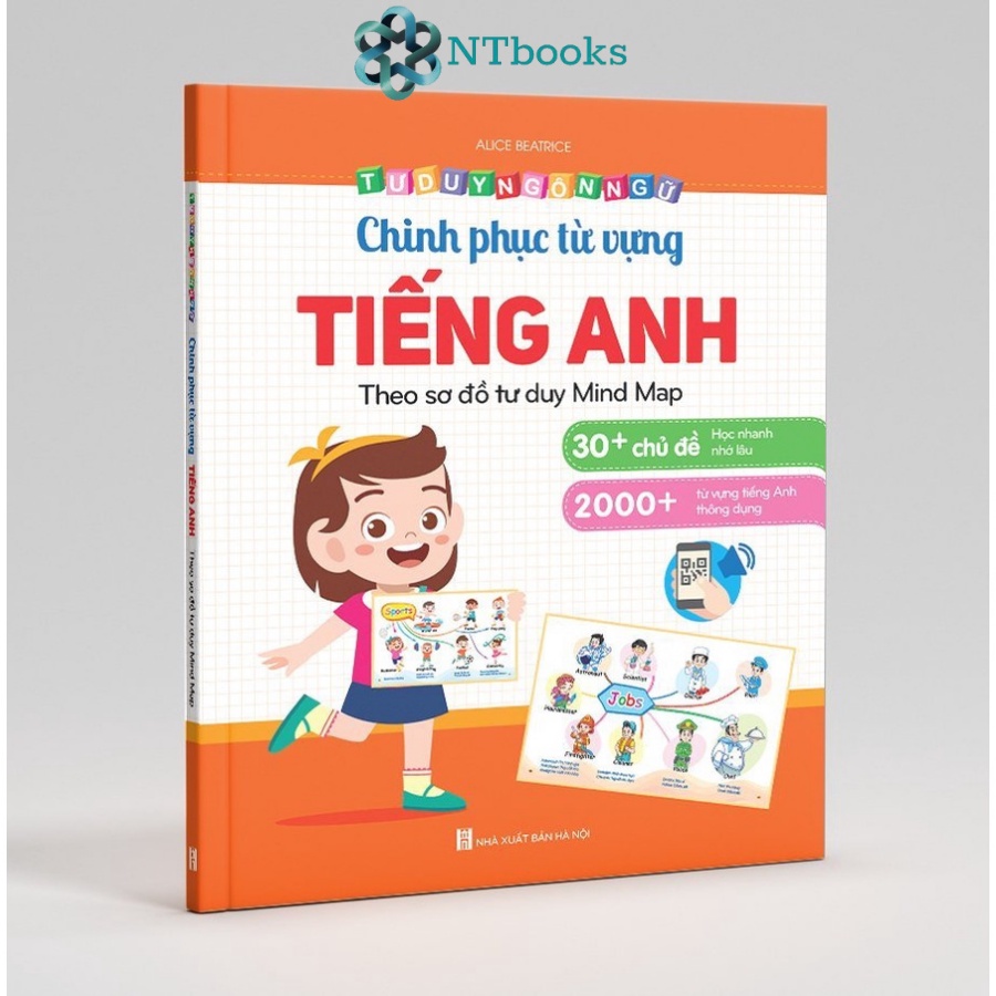 Sách  1001 Mẫu Câu Tiếng Anh Giao Tiếp Thông Dụng Và Chinh Phục Từ Vựng Tiếng Anh Theo Sơ Đồ Tư Duy - NTbooks