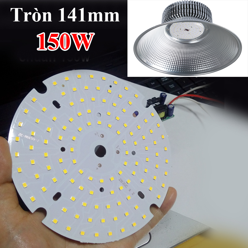 Chip LED Đèn Nhà Xưởng Công suất Cao 100W, 150W Kèm nguồn