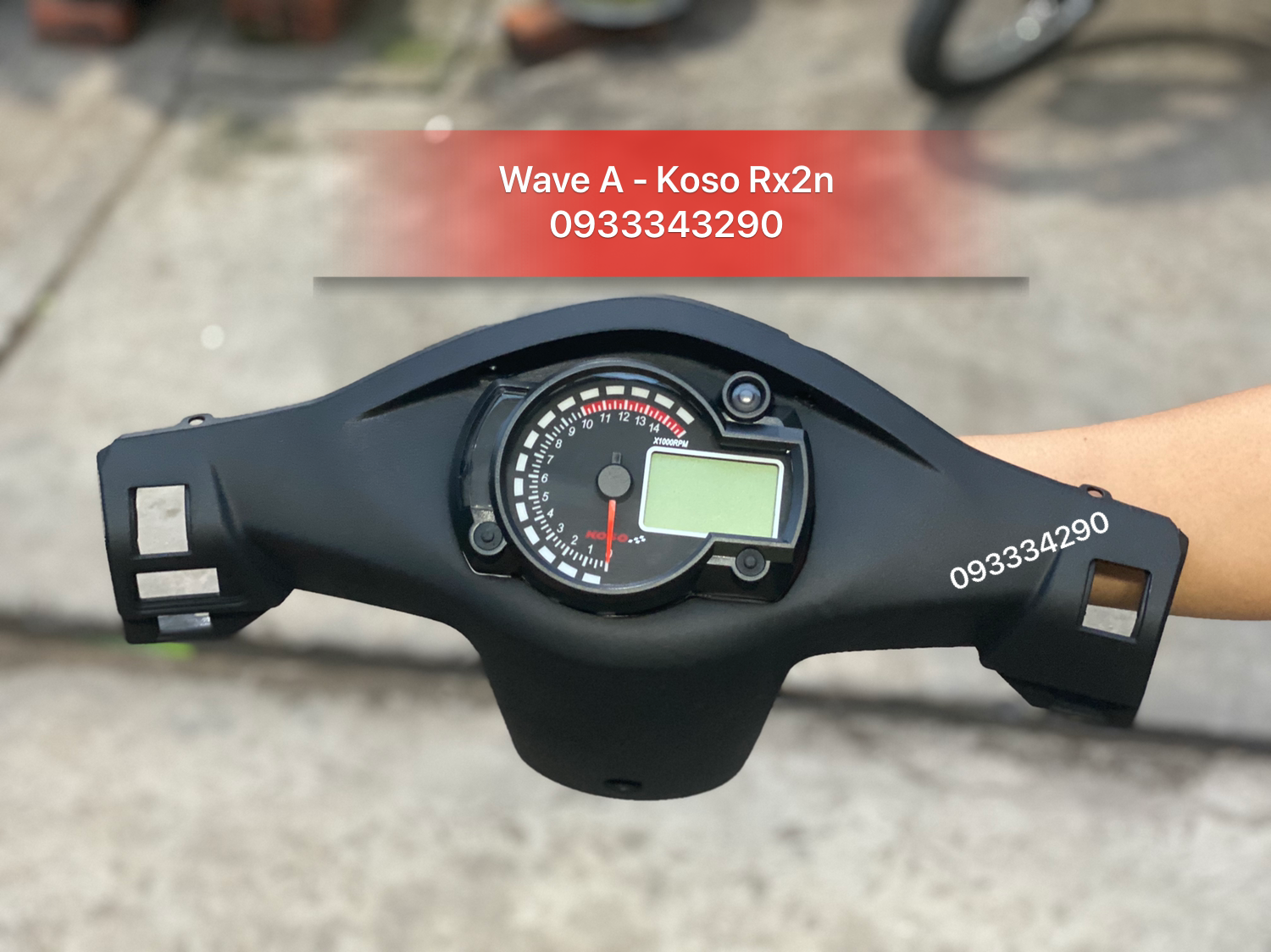 TRỌN BỘ BỢ CỔ WAVE RS CHẾ ĐỒNG HỒ KOSO RX2N