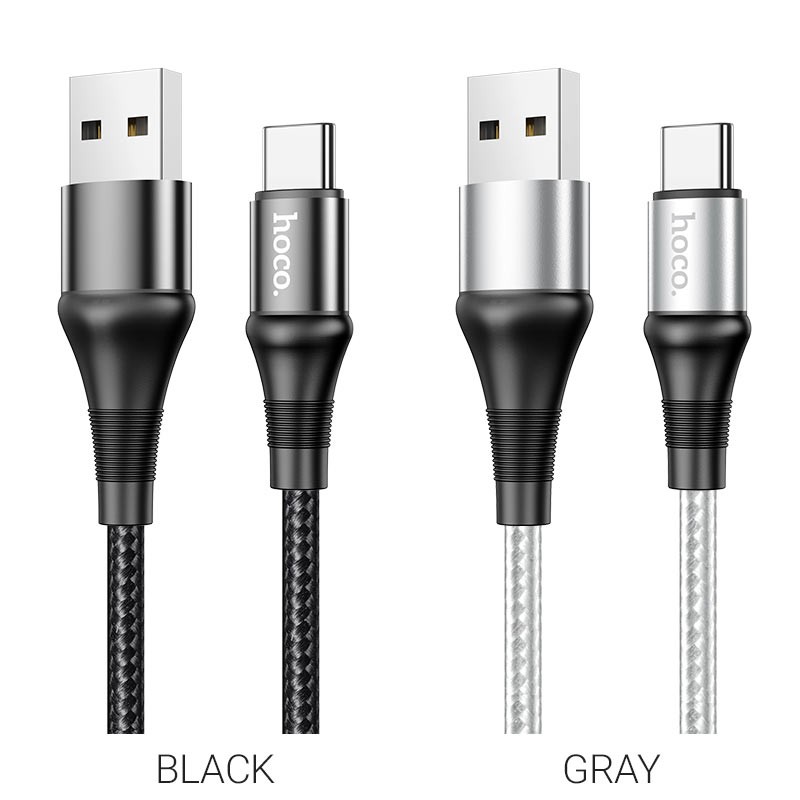 Cáp sạc 2.4A HOCO X50 chân Lightning / Type C