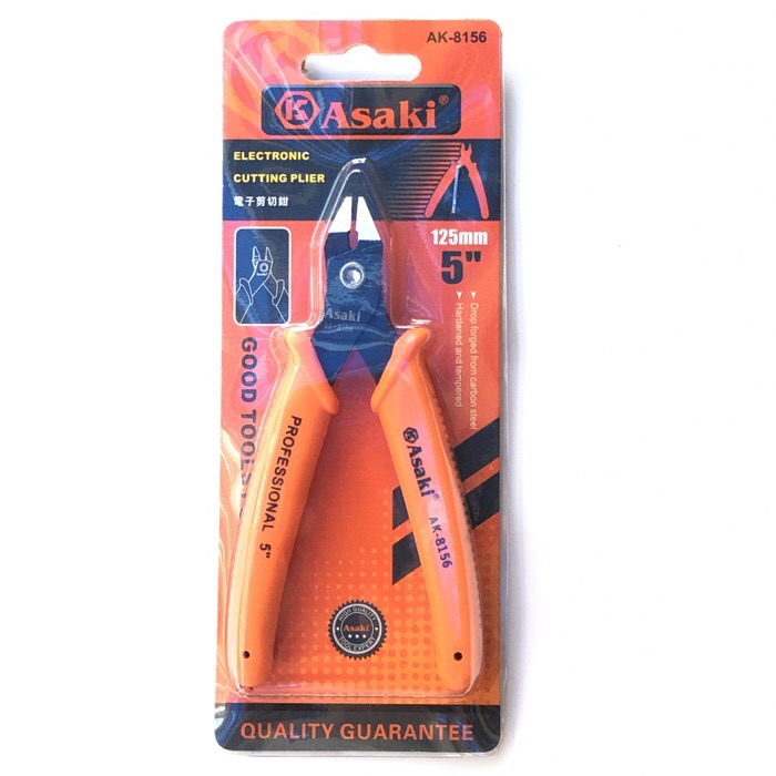 Kìm cắt chân mạch điện tử asaki ak-8156