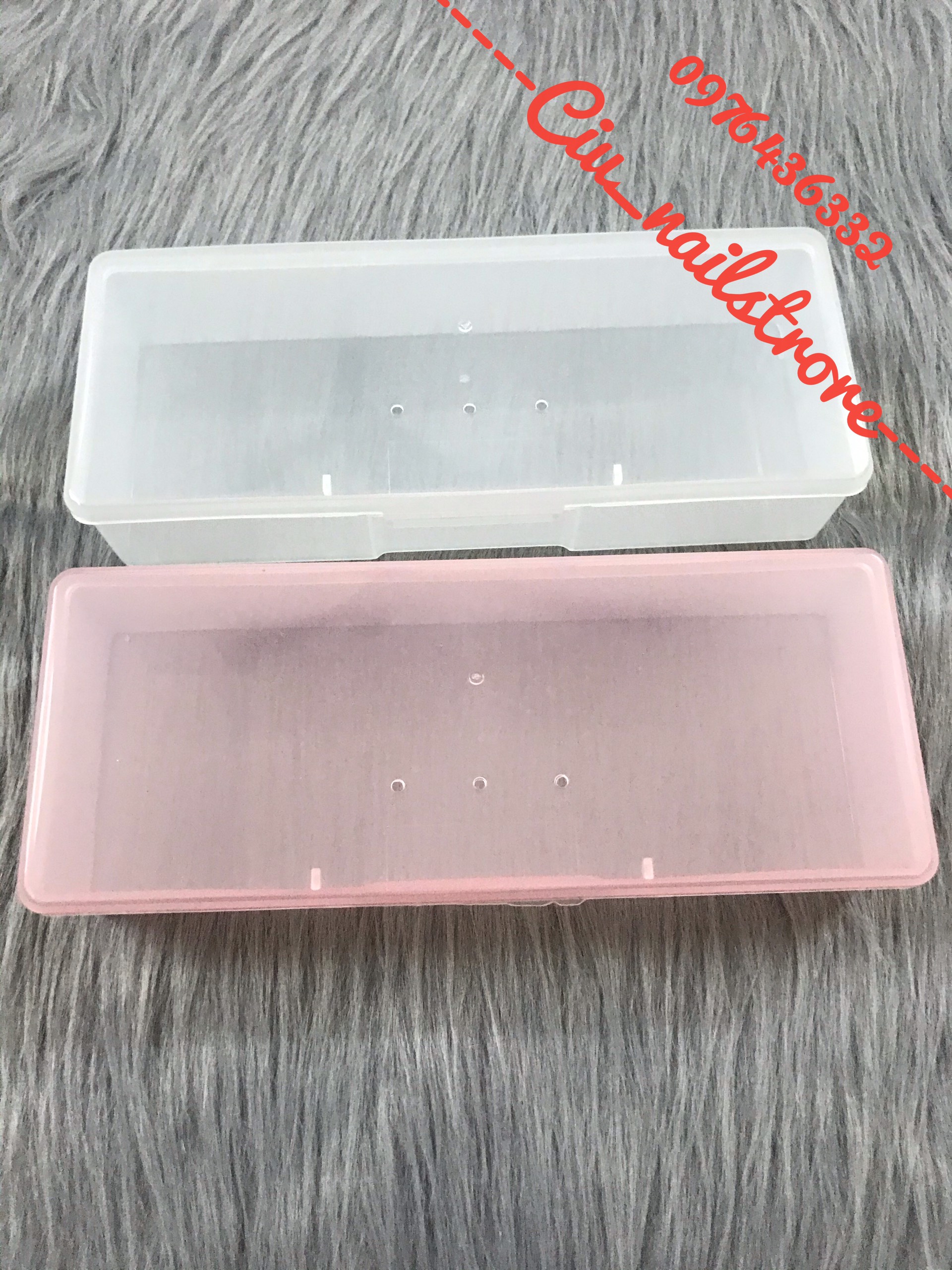 Hộp đựng cọ, dũa, kềm dụng cụ làm nail