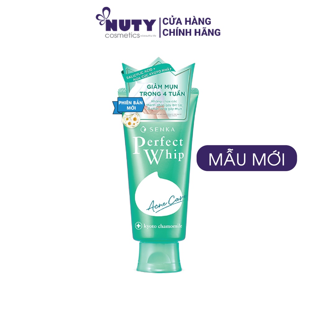(Mẫu mới) Sữa Rửa Mặt Senka Mụn 100g