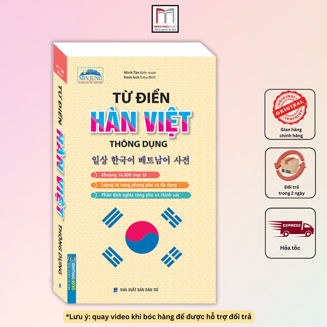 Từ điển Hàn - Việt thông dụng (bìa mềm) 98k