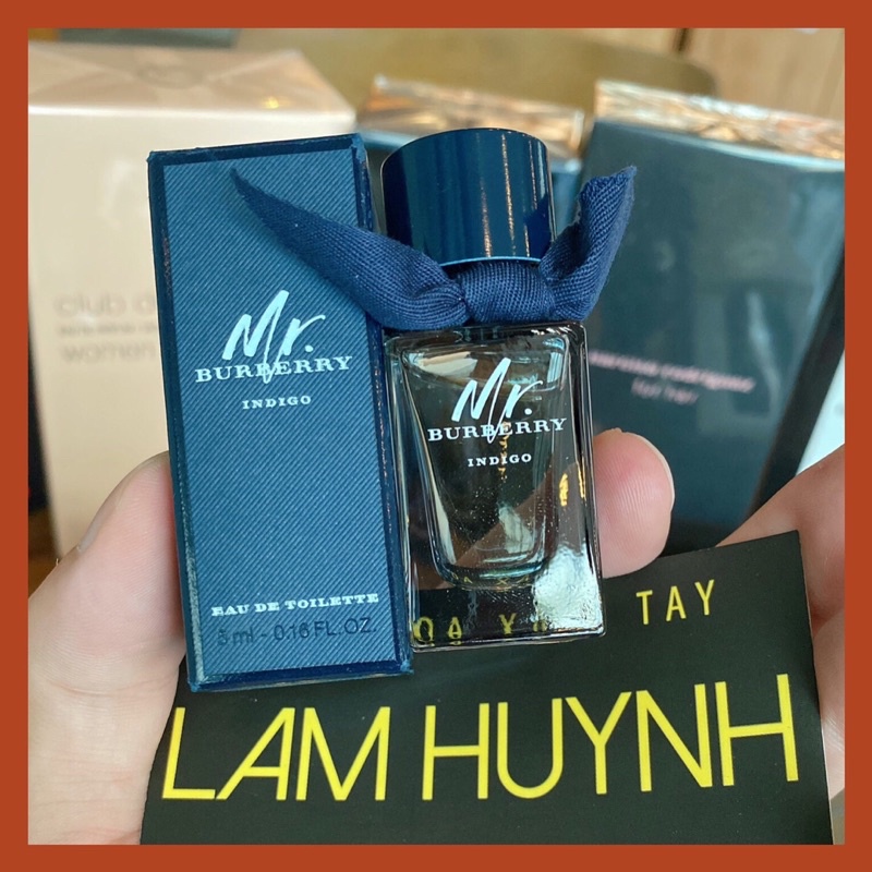 [Mã COSDAY giảm 8% đơn 150K] [ CHÍNH HÃNG] Nước hoa mini Nam Mr. Burberry Indigo 5ml