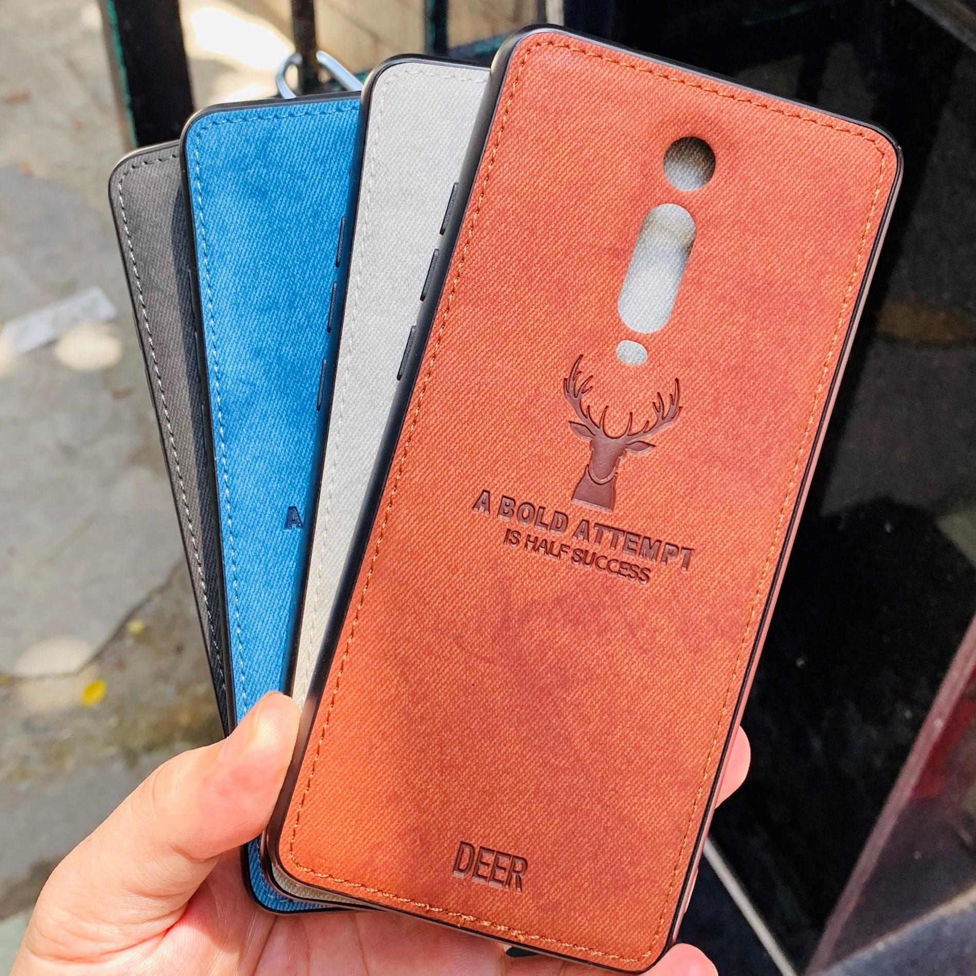 [HCM]Ốp lưng Xiaomi Redmi K20 Pro Vân da khắc hình Nai 3D