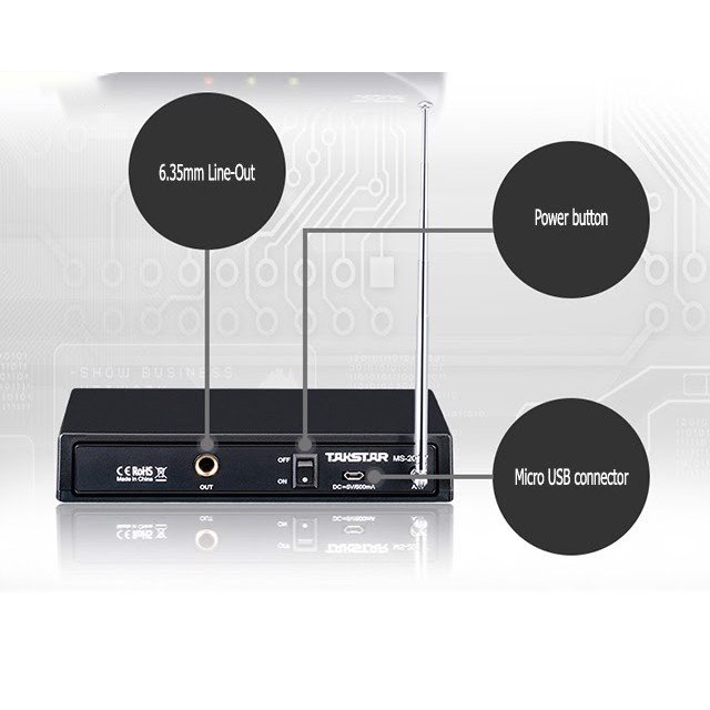 Micro hội thảo không dây Takstar MS-208W