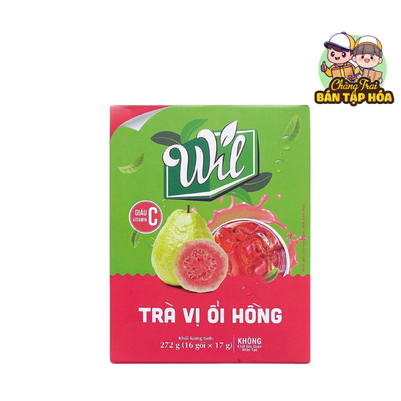 Trà ổi hồng Wil hộp 272g (16 gói x 17g)