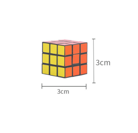 [HCM][ĐỒ CHƠI TRẺ EM] Móc Khóa Rubik 3cm x 3cm Thú Vị