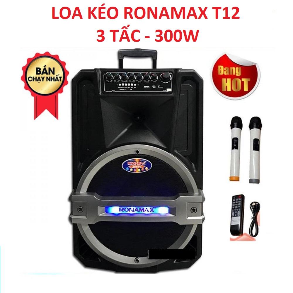 Loa kéo Karaoke di động Bluetooth Ronamax T12 ( 300W )