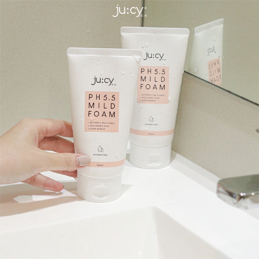 Sữa rửa mặt Ju:cy (JuCy) pH 5.5 Mild Foam 130ml