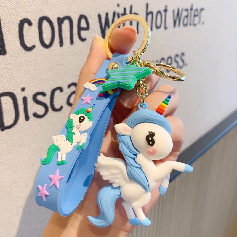 [HCM]Móc Khóa Ngựa Unicorn 7 màu