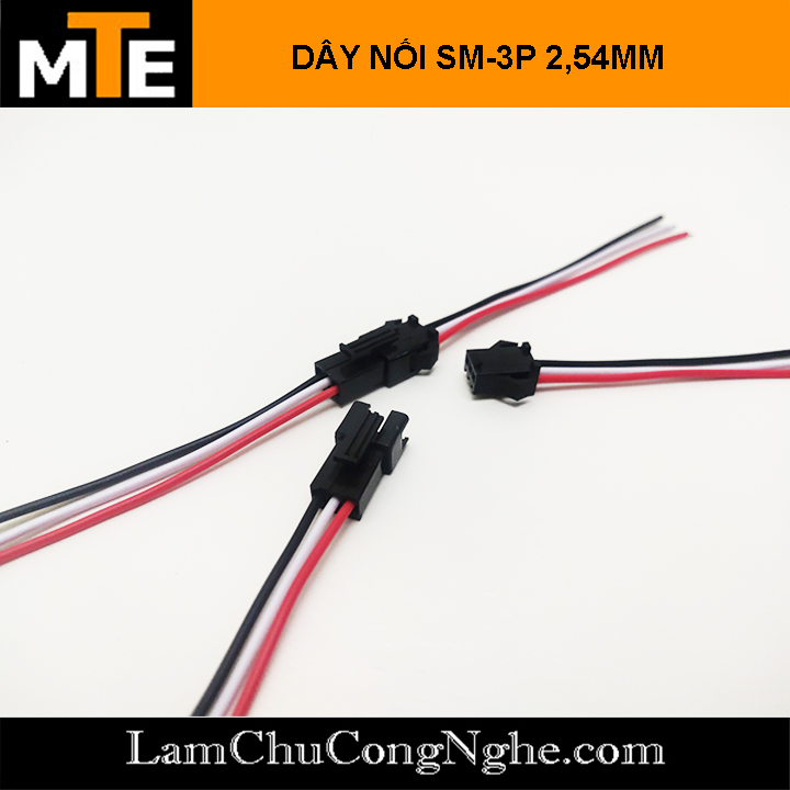 Cặp jack kết nối đực cái SM-3P 2.54mm