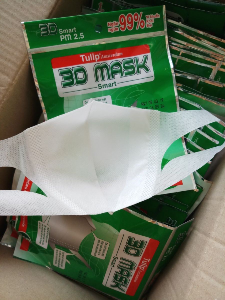 Khẩu trang 3D Mask công nghệ Nhật Bản túi 5 chiếc