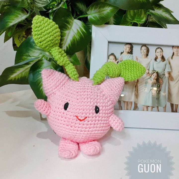 Gấu bông Pokemon thủ công làm bằng len - GUON