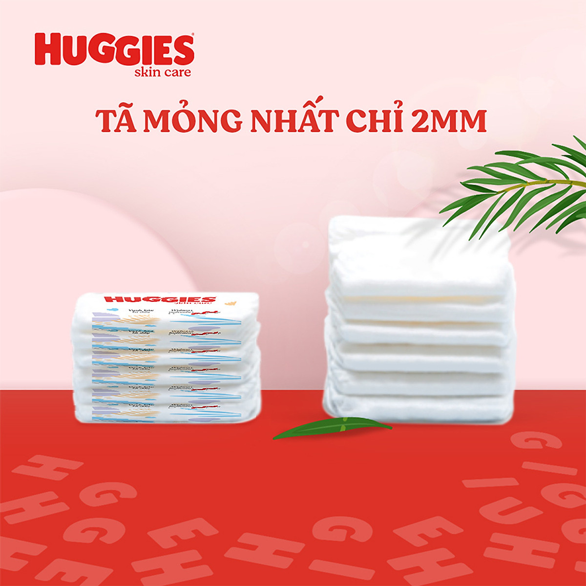 (Tặng cốc/Balo) Tã quần Huggies Mega Jumbo Skin Care Tràm trà M106, L96+8, XL84+4, XXL76+4