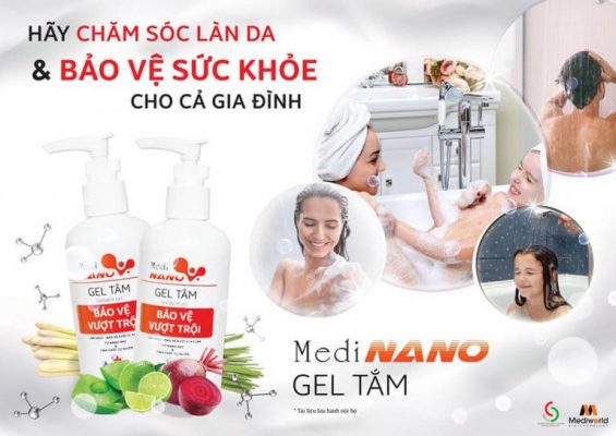 Gel tắm MediNano 200ml