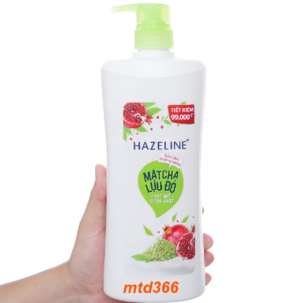 Sữa Tắm 900g Hazeline Matcha & Lựu Đỏ