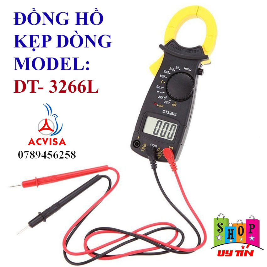 ĐỒng Hồ Kẹp Dòng DT - 3266L
