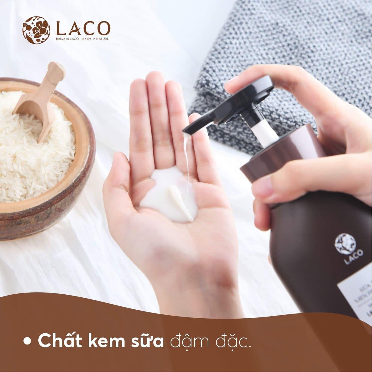 Sữa tắm trắng da LACO