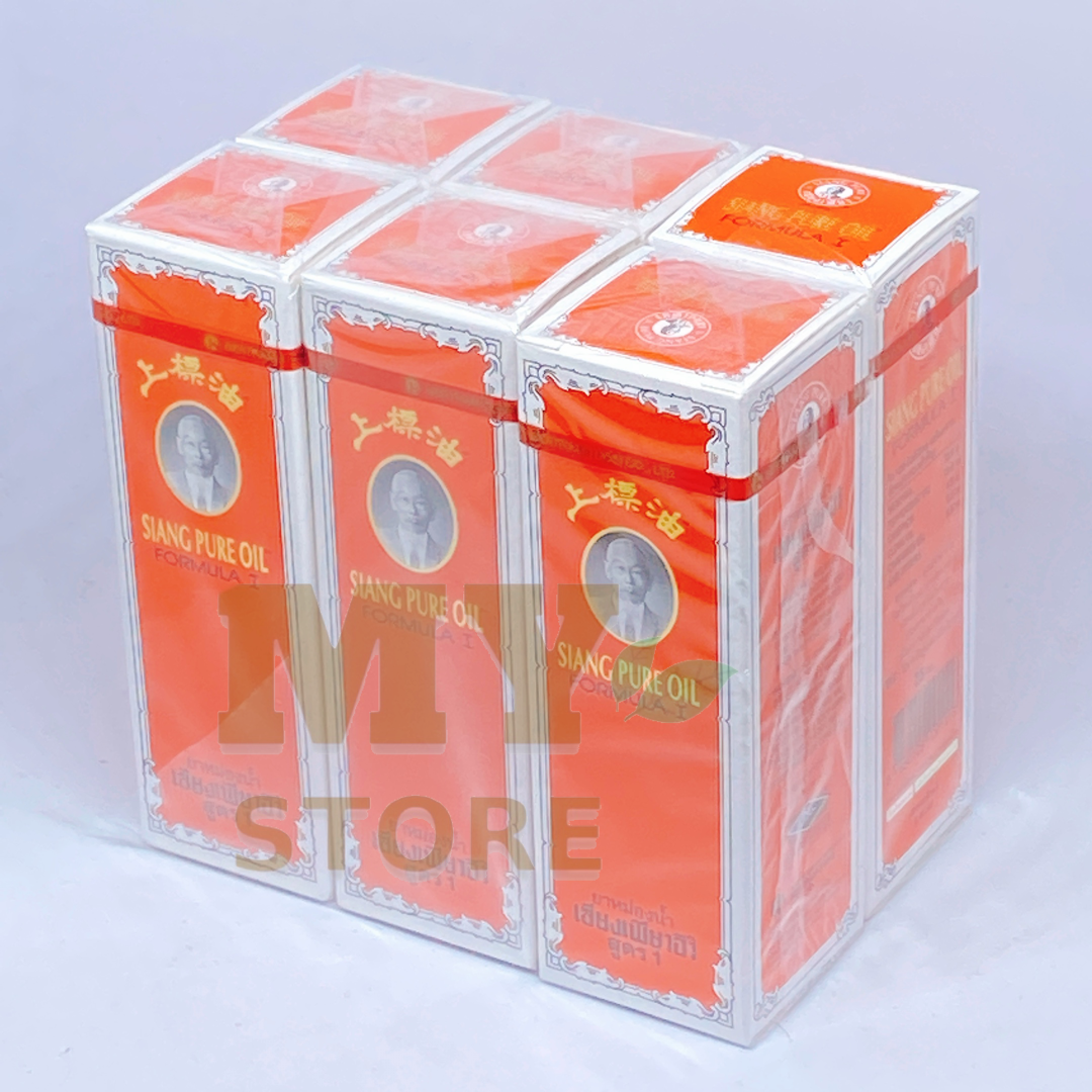(Chính Hãng) Dầu Gió Đỏ Ông Già Siang Pure Thái Lan 25cc