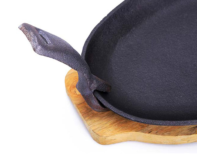 [HCM]Chảo oval làm bò bít tết (loại lớn)