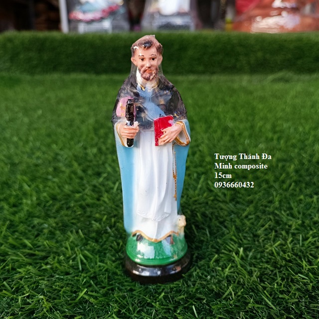TƯỢNG CÔNG GIÁO THÁNH ĐA MINH 15CM 30CMPOLYCOMPOSITE