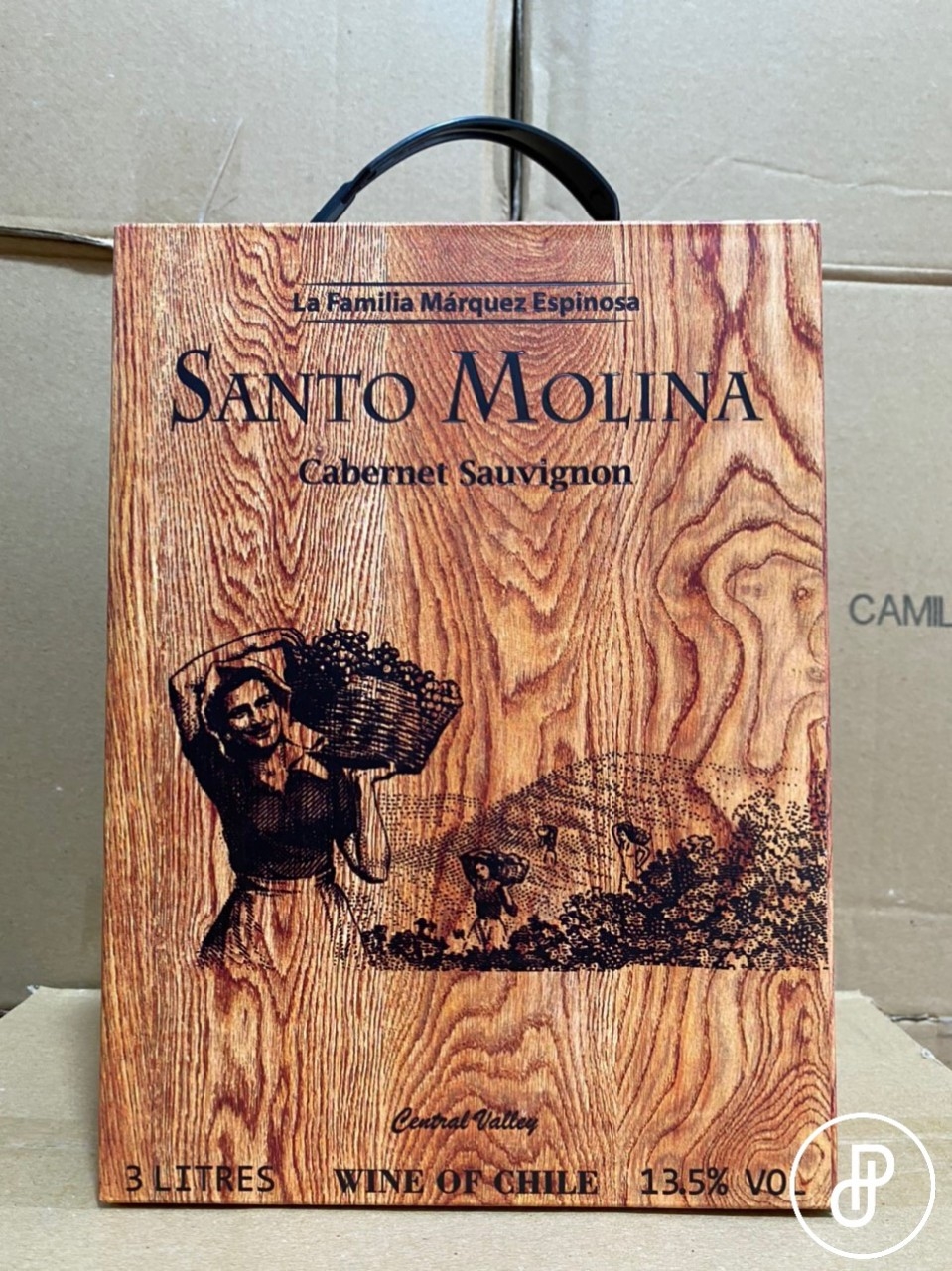 Rượu Vang Bịch Chile Santo Molina 3L