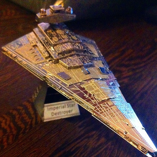 Mô hình 3D kim loại lắp ráp Phi thuyền Imperial Star Destroyer Star Wars [Chưa lắp]