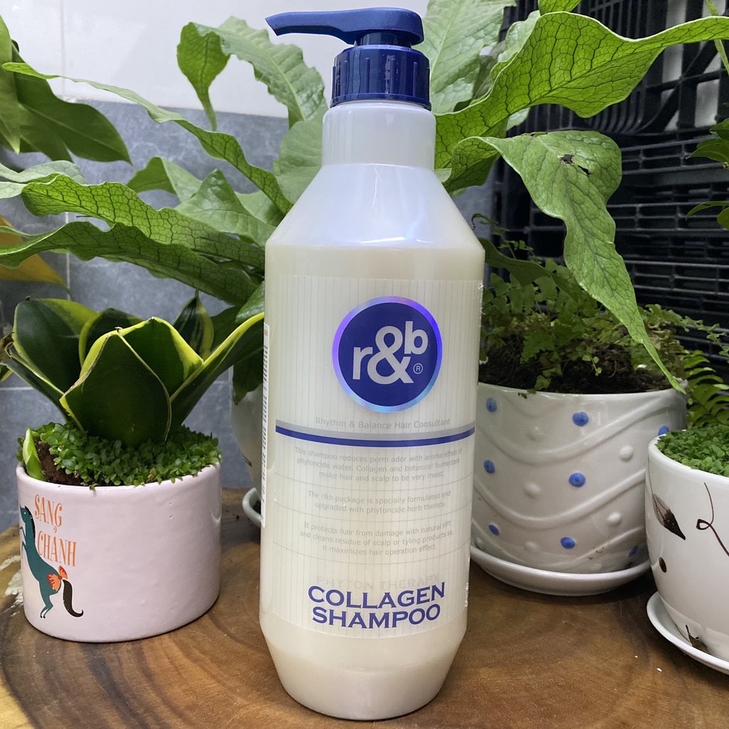 [HCM]Dầu gội ngăn rụng tóc R&B Collagen Shampoo 1500ml ( Hàn Quốc)
