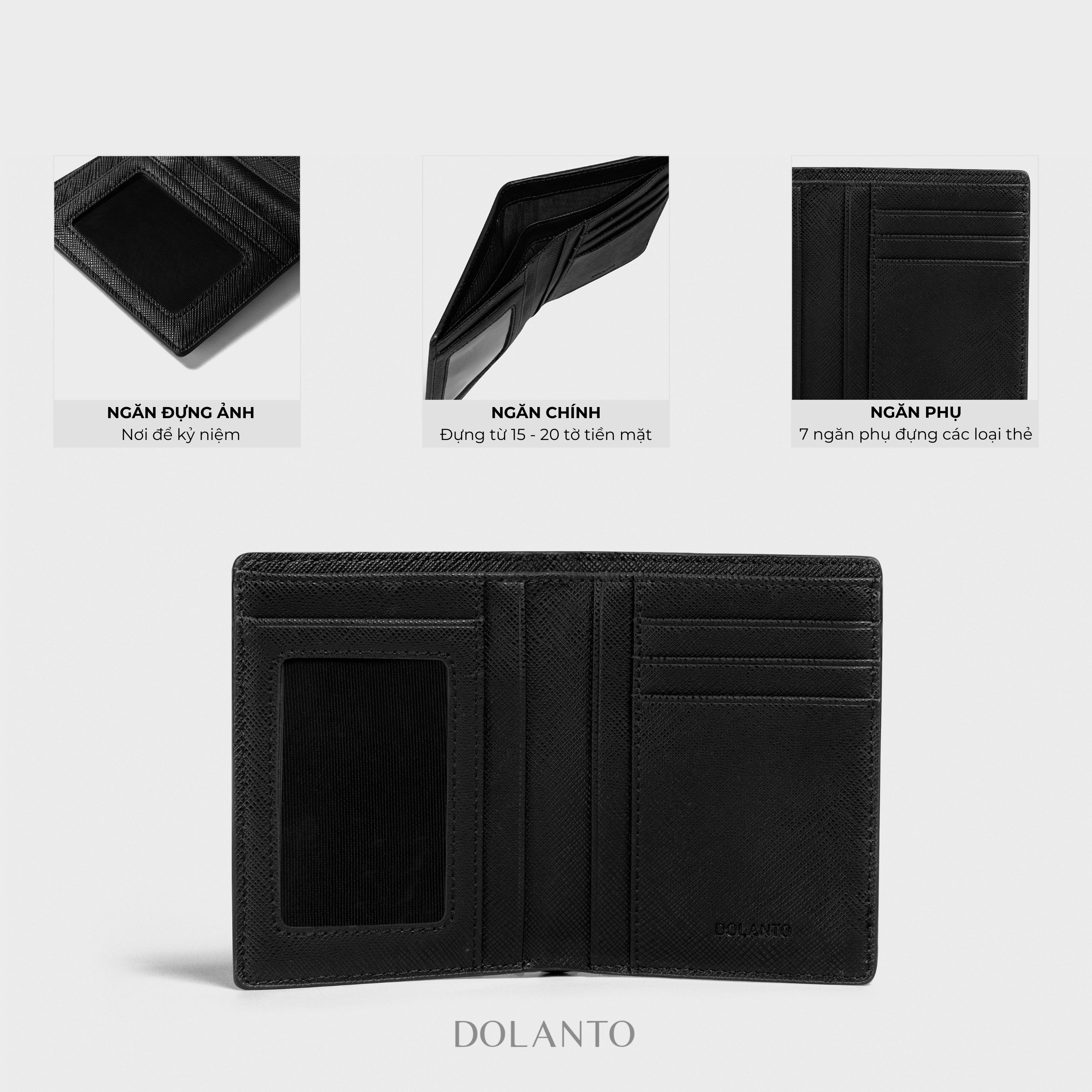 Ví DOLANTO BRAND® Cosmos Saffiano Wallet
