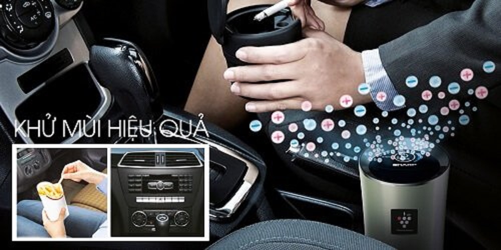 Máy Lọc Không Khí Cho Xe Hơi Sharp IG-GC2E-B