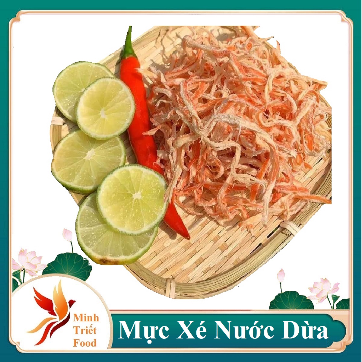 mực xé nước cốt dừa Siêu Ngon date luôn mới--ĐẶC SẢN MINH TRIẾT CÀ MAU