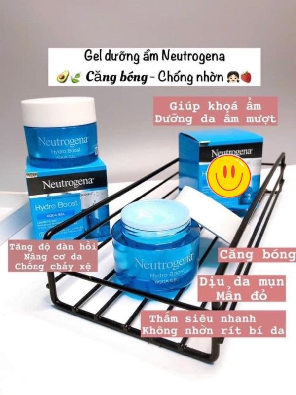 Kem Dưỡng Ẩm Neutrogena Aqua gel MẪU MỚI NHẤT CẤP NƯỚC 72H 50ML