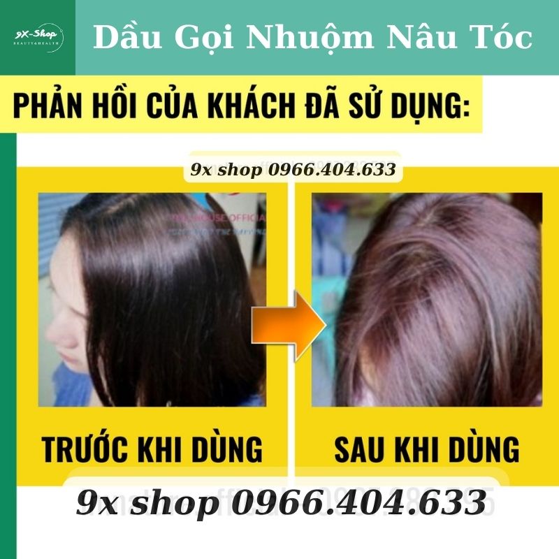 Dầu Gội Nhuộm Nâu Tóc Hạt Dẻ Max Shine Color