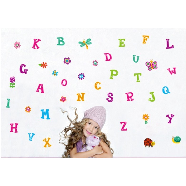 Decal dán tường chữ cái ( 15m2)