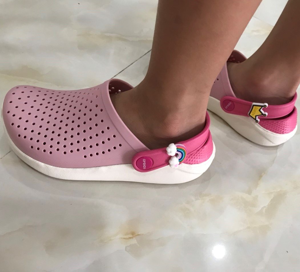 Sục Cross Literide Trẻ Em Màu Hồng Phấn