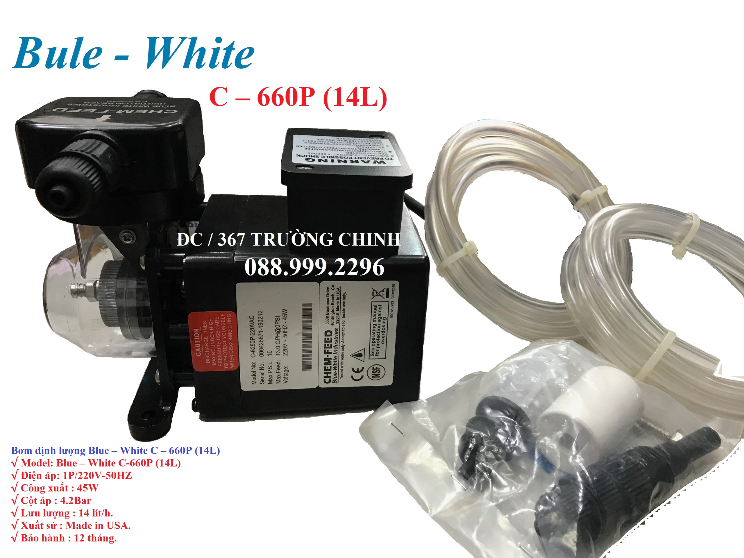 máy bơm định lượng Bluwhite