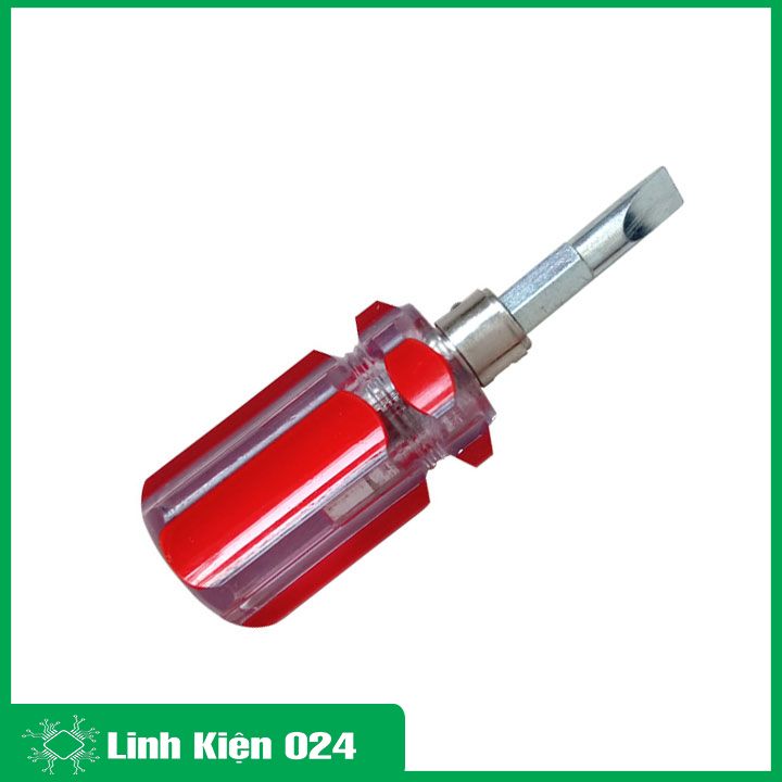 Tua vít lùn 2 đầu (1 đầu 2 cạnh, 1 đầu 4 cạnh) chắc chắn tiện lợi