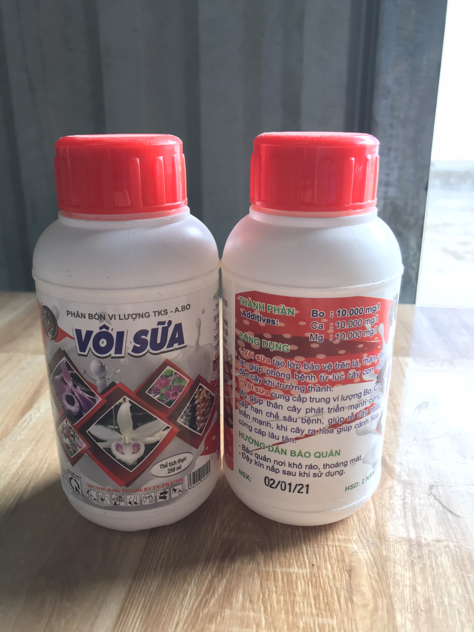 PHÂN BÓN VI LƯỢNG TKS – VÔI SỮA 250ML