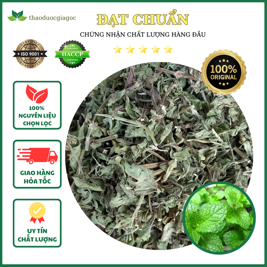 Trà Bạc Hà sấy khô,Thân lẫn lá Bạc Hà sấy lạnh nguyên chất 1Kg