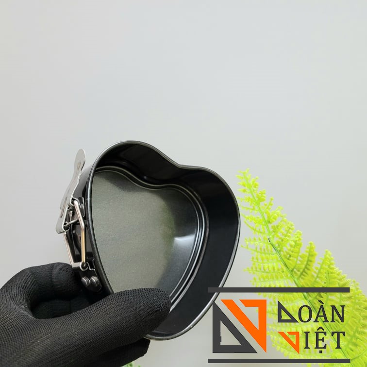 Bộ Khuôn Gài Chống dính Hình Tim - Tròn - Chữ Nhật. Khuôn Bánh Bông Lan - KHUÔN GÀI ĐẾ RỜI Thép Cacbon Không Dính. Dụng cụ làm bánh NƯỚNG TRUYỀN THỐNG gato, gateau, chiffon VUÔNG TRÒN TIM