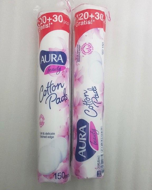 [HCM]Combo 2 Bông tẩy trang Aura 150 miếng