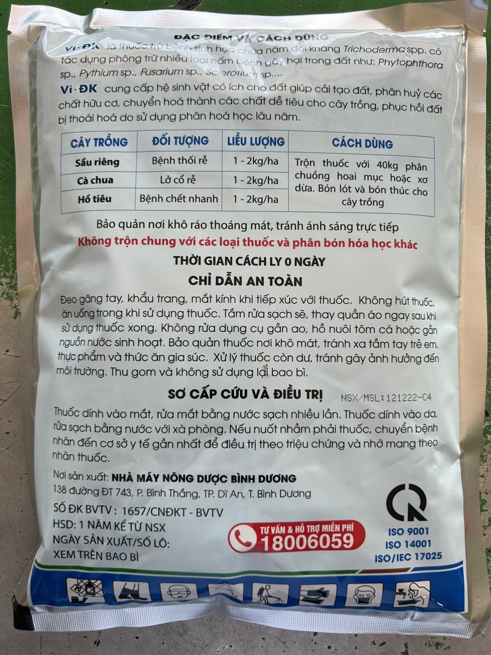 Nấm Đối kháng Trichoderma Chất lượng Cao - trừ bênh thối rể