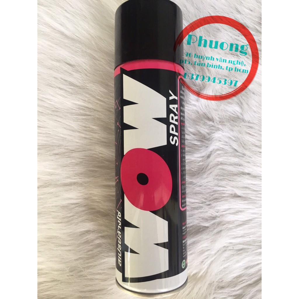 [Hàng có sẵn - Tặng bàn chải] Combo Chai xịt sên Wow - Dưỡng sên Spider 600ml