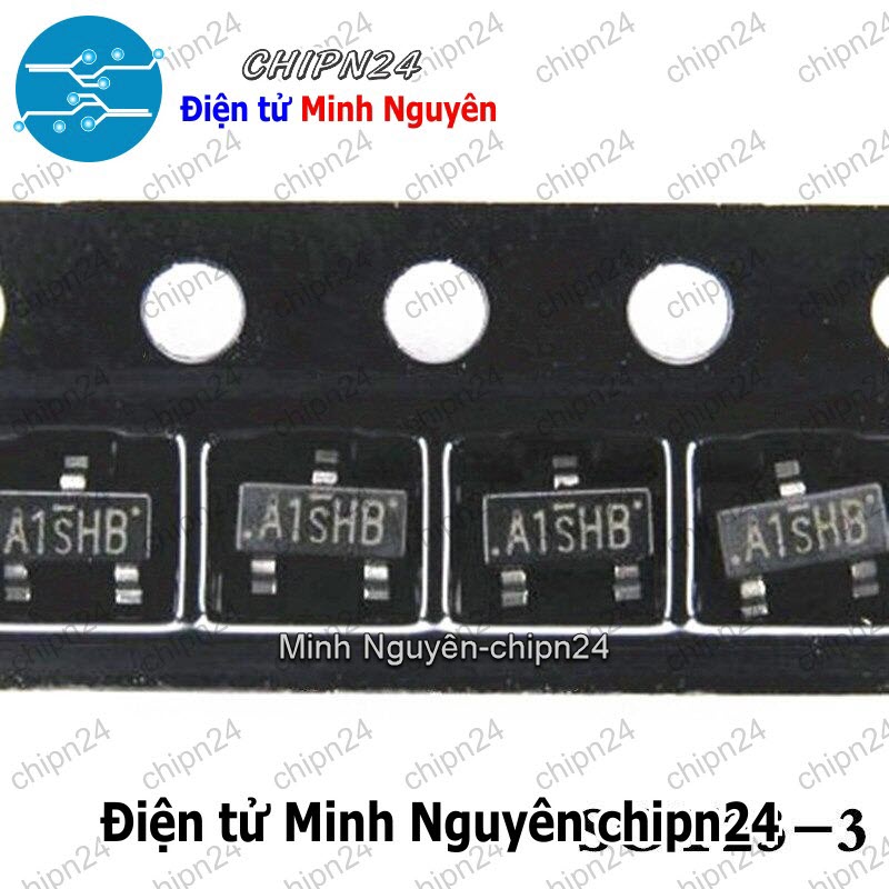 [10 con] (G10.1) Mosfet Dán SI2301 (A1SHB) SOT-23 2.8A 20V Kênh P (SMD) - HH006654